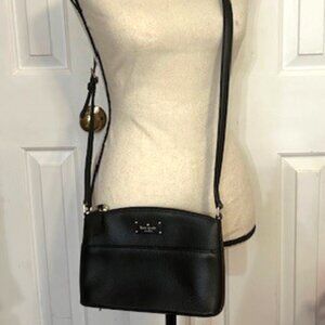 New Kate Spade Crossbody Black Bag with Adjustable Strap